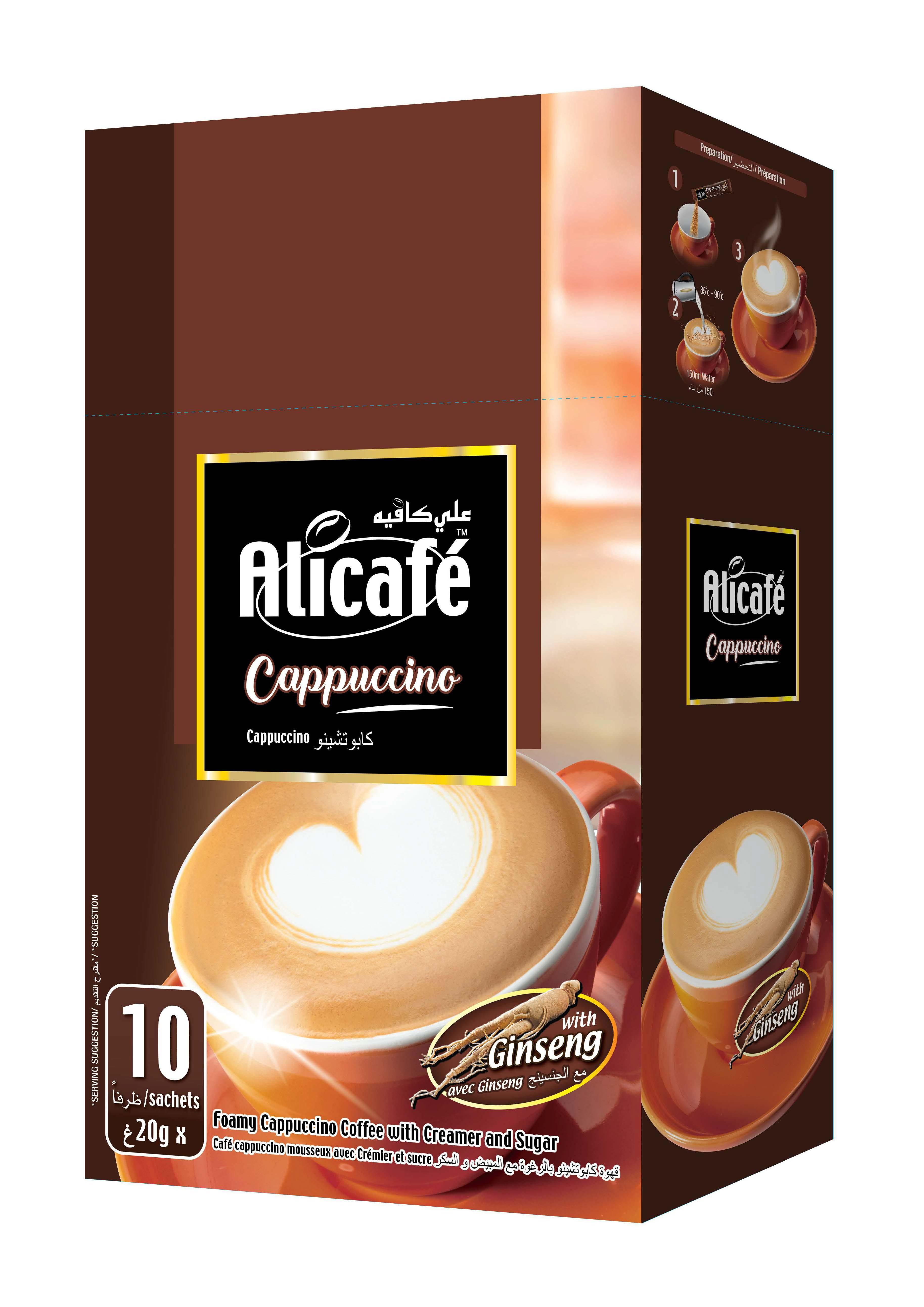 علي كافيه كابتشينو بنكهة الجنسينج